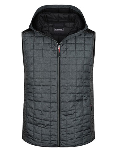 DAI-JN768-Mens Knitted Hybrid Vest