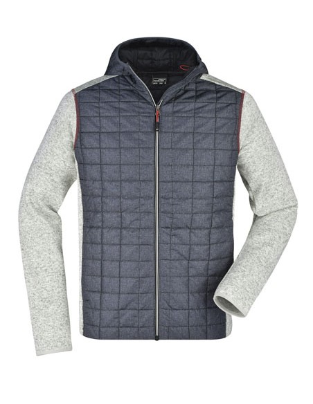 DAI-JN772-Mens Knitted Hybrid Jacket