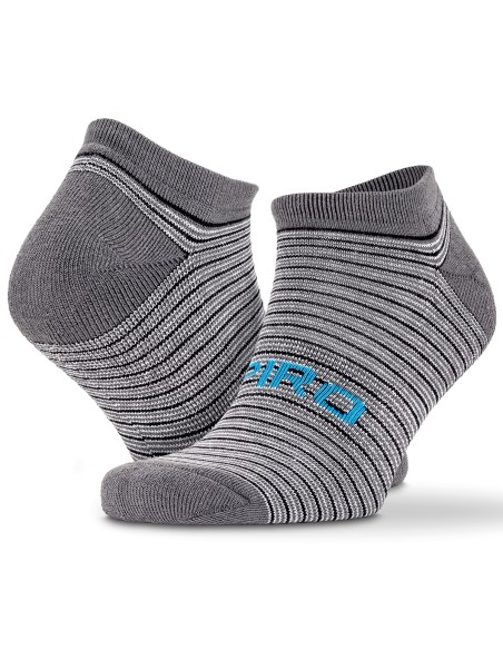 R-S295X-3-Pack Mixed Stripe Coolmax Sneaker Socks