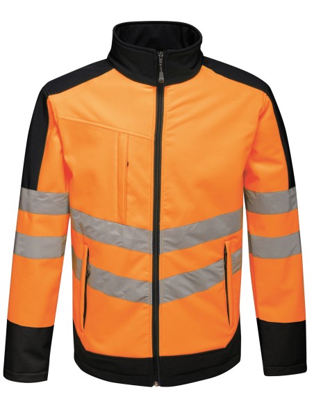 R-TRA625-Pro Hi-Vis Softshell Jacket