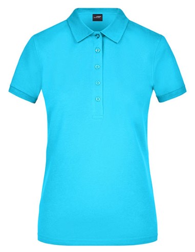 DAI-JN709-Ladies Elastic Polo Piqué