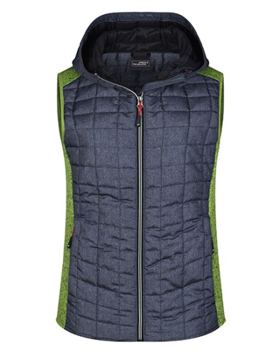 DAI-JN767-Ladies Knitted Hybrid Vest