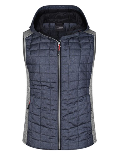 DAI-JN767-Ladies Knitted Hybrid Vest