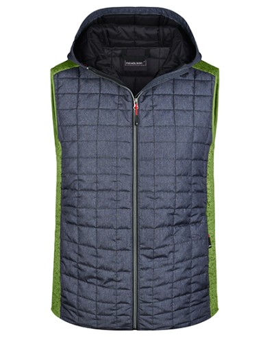 DAI-JN768-Mens Knitted Hybrid Vest