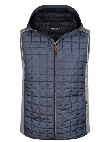DAI-JN768-Mens Knitted Hybrid Vest