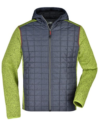 DAI-JN772-Mens Knitted Hybrid Jacket