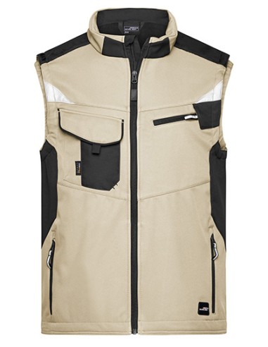 DAI-JN845-Workwear Softshell Vest -STRONG-