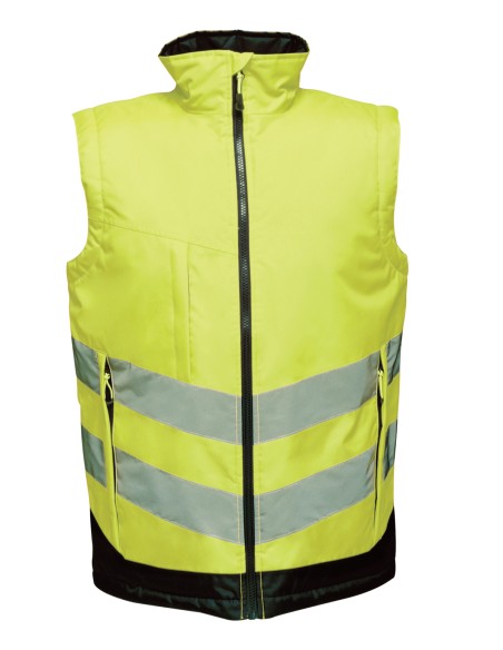 R-TRA840-Bodywarmer pro haute visibilité