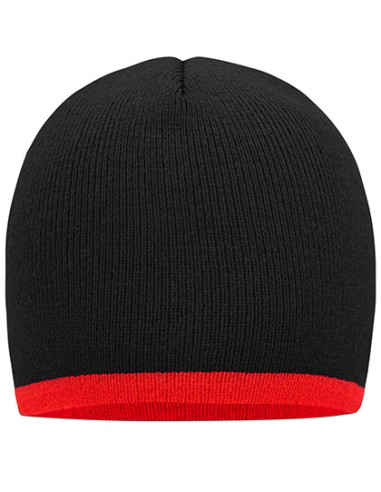 DAI-MB7584-Beanie With Contrasting Border