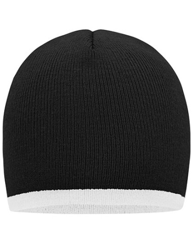 DAI-MB7584-Beanie With Contrasting Border