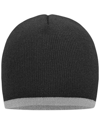DAI-MB7584-Beanie With Contrasting Border