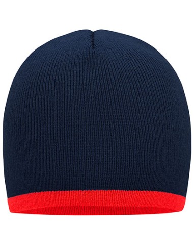 DAI-MB7584-Beanie With Contrasting Border