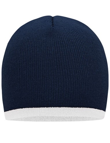 DAI-MB7584-Beanie With Contrasting Border