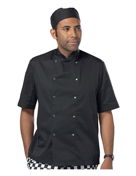 DEN-DD08S-Short Sleeve Snap Stud Fastening Jacket