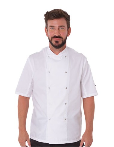 DEN-DD08S-Short Sleeve Snap Stud Fastening Jacket