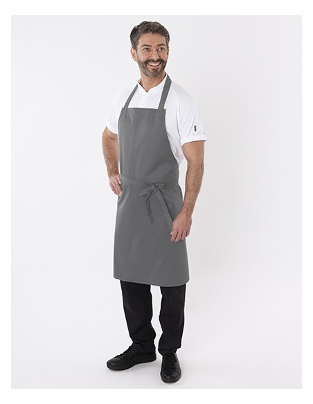 DEN-DP10-Bib Apron with Adjustable Halter
