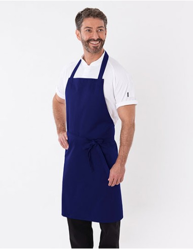DEN-DP10-Bib Apron with Adjustable Halter
