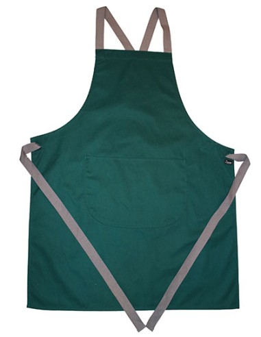 DEN-DP130-Apron With Grey Ties Crossover