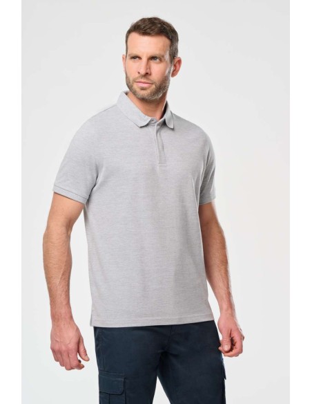 DES-WK225-MEN'S SHORT SLEEVE STUD POLO SHIRT