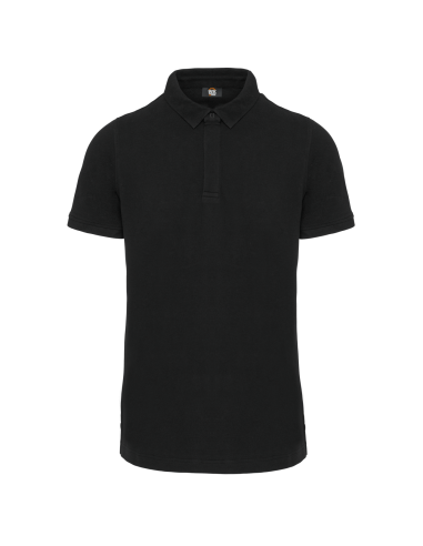 DES-WK225-MEN'S SHORT SLEEVE STUD POLO SHIRT