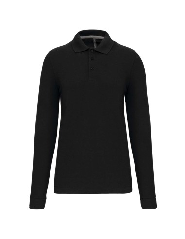 DES-WK276-MEN'S LONG-SLEEVED POLO SHIRT