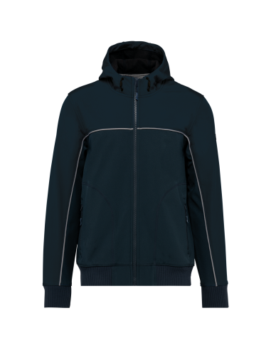 DES-WK450-UNISEX 3-LAYER TWO-TONE BIONIC SOFTSHELL JACKET