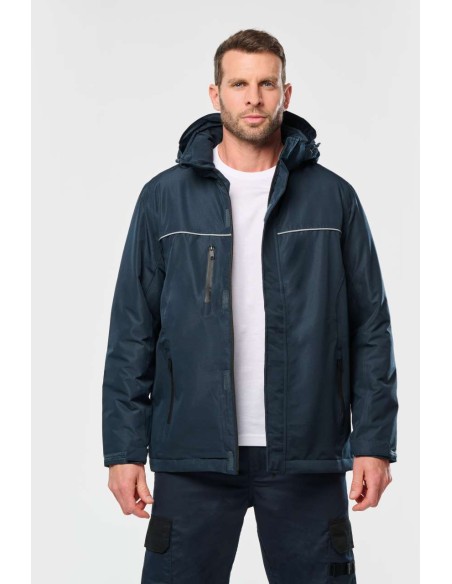 DES-WK650-UNISEX HOODED PERFORMANCE PARKA