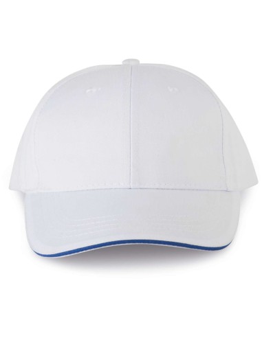DES-WKP145-OEKOTEX CERTIFIED 6 PANELS CAP WITH SANDWICH PEAK