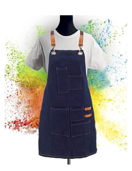 EXN-2840731-Kids Apron Denim