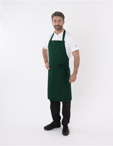 DEN-DP10-Bib Apron with Adjustable Halter