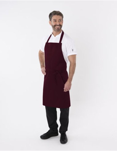 DEN-DP10-Bib Apron with Adjustable Halter