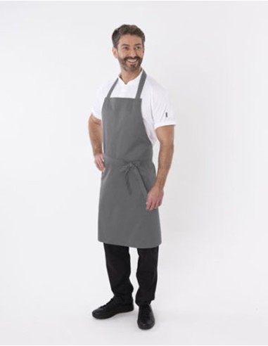 DEN-DP10-Bib Apron with Adjustable Halter
