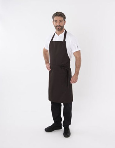 DEN-DP10-Bib Apron with Adjustable Halter