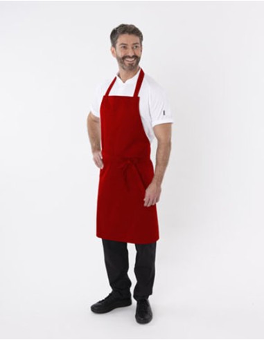 DEN-DP10-Bib Apron with Adjustable Halter
