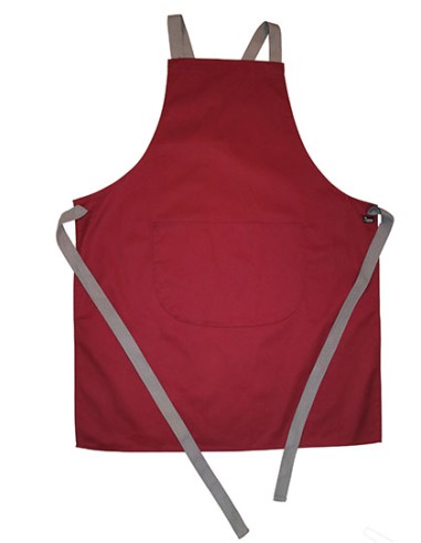 DEN-DP130-Apron With Grey Ties Crossover