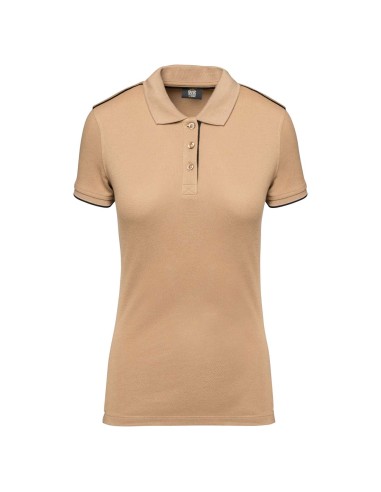 DES-WK271-LADIES' SHORT-SLEEVED CONTRASTING DAYTODAY POLO SHIRT