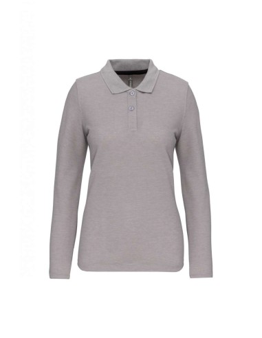 DES-WK277-LADIES' LONG-SLEEVED POLO SHIRT