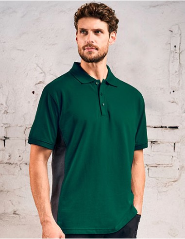 EXC-4590-Unisex Contrast Polo