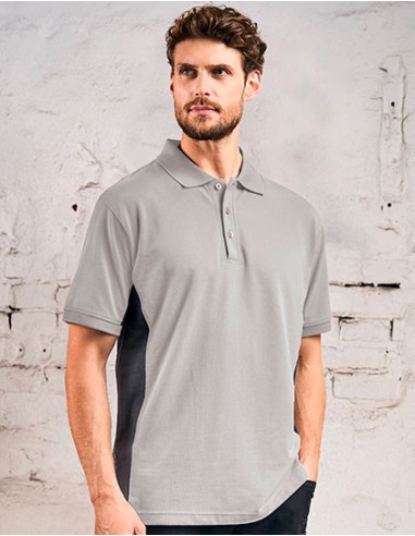 EXC-4590-Unisex Contrast Polo