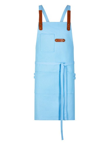 EXN-28514-Bib Apron Canvas With Decorative Label
