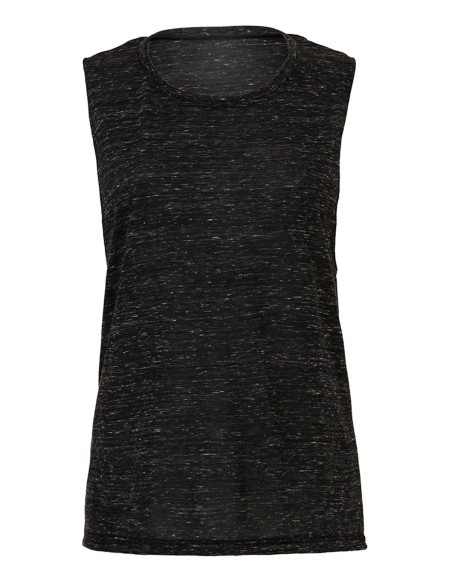 B-8803-T-shirt muscle à encolure profonde flowy femme