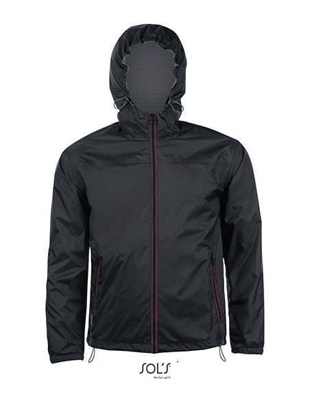 S-01171-Unisex Lined Windbreaker Skate Jacket