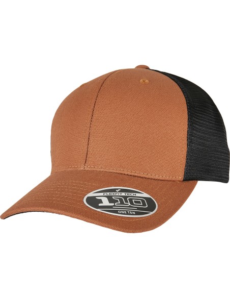 FLE-110ST-110 Structured Canvas Trucker Cap