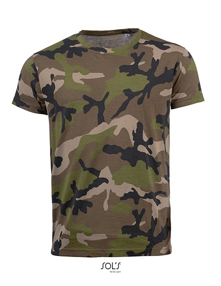 S-01188-Mens Camo T-Shirt