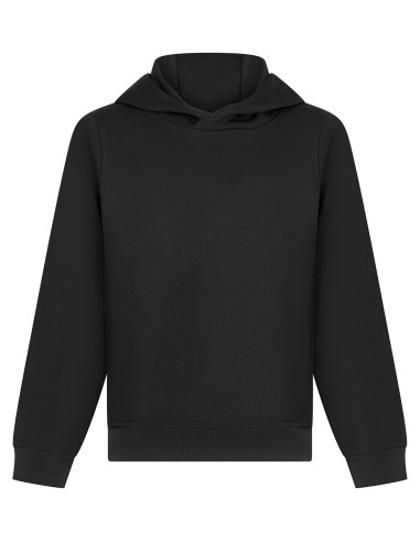 FIN-LV342-Sweat à capuche sportif contrasté enfant