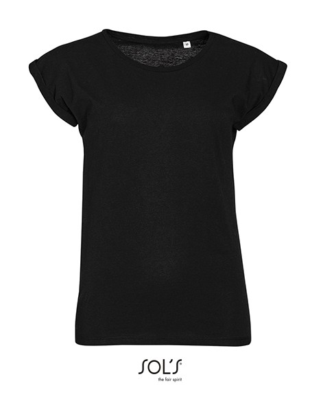 S-01406-Womens Round Neck T-Shirt Melba