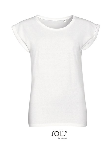 S-01406-Womens Round Neck T-Shirt Melba