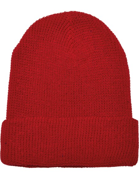 FLE-1505RY-Recycled Yarn Waffle Knit Beanie
