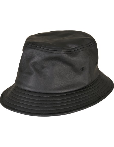 FLE-5003IL-Imitation Leather Bucket Hat