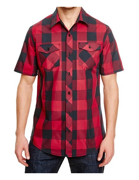 B-9203-Buffalo Plaid Woven Shirt
